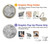 S2845 Gray Marble Texture Hülle Schutzhülle Taschen für Motorola G Pure