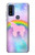 S3070 Rainbow Unicorn Pastel Sky Hülle Schutzhülle Taschen für Motorola G Pure