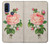 S3079 Vintage Pink Rose Hülle Schutzhülle Taschen für Motorola G Pure