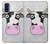S3257 Cow Cartoon Hülle Schutzhülle Taschen für Motorola G Pure
