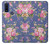 S3265 Vintage Flower Pattern Hülle Schutzhülle Taschen für Motorola G Pure