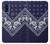 S3357 Navy Blue Bandana Pattern Hülle Schutzhülle Taschen für Motorola G Pure