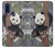 S3793 Cute Baby Panda Snow Painting Hülle Schutzhülle Taschen für Motorola G Pure