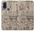 S3819 Retro Vintage Paper Hülle Schutzhülle Taschen für Motorola G Pure