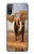 S0310 African Elephant Hülle Schutzhülle Taschen für Motorola Moto E20,E30,E40
