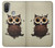 S0360 Coffee Owl Hülle Schutzhülle Taschen für Motorola Moto E20,E30,E40