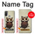 S0360 Coffee Owl Hülle Schutzhülle Taschen für Motorola Moto E20,E30,E40