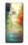S0913 Road Through The Woods Hülle Schutzhülle Taschen für Motorola Moto E20,E30,E40