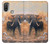 S1292 Dusty Elephant Egrets Hülle Schutzhülle Taschen für Motorola Moto E20,E30,E40