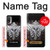 S1434 Skull Wing Tattoo Biker Hülle Schutzhülle Taschen für Motorola Moto E20,E30,E40