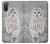 S1566 Snowy Owl White Owl Hülle Schutzhülle Taschen für Motorola Moto E20,E30,E40