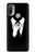 S1591 Anonymous Man in Black Suit Hülle Schutzhülle Taschen für Motorola Moto E20,E30,E40