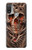 S1675 Skull Blood Tattoo Hülle Schutzhülle Taschen für Motorola Moto E20,E30,E40