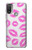 S2214 Pink Lips Kisses Hülle Schutzhülle Taschen für Motorola Moto E20,E30,E40