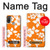 S2245 Hawaiian Hibiscus Orange Pattern Hülle Schutzhülle Taschen für Motorola Moto E20,E30,E40
