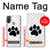 S2355 Paw Foot Print Hülle Schutzhülle Taschen für Motorola Moto E20,E30,E40
