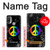 S2356 Peace Sign Hülle Schutzhülle Taschen für Motorola Moto E20,E30,E40