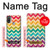 S2362 Rainbow Colorful Shavron Zig Zag Pattern Hülle Schutzhülle Taschen für Motorola Moto E20,E30,E40