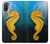 S2444 Seahorse Underwater World Hülle Schutzhülle Taschen für Motorola Moto E20,E30,E40
