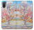 S2450 Van Gogh Peach Tree Blossom Hülle Schutzhülle Taschen für Motorola Moto E20,E30,E40
