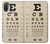 S2502 Eye Exam Chart Decorative Decoupage Poster Hülle Schutzhülle Taschen für Motorola Moto E20,E30,E40