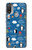 S2572 Marine Penguin Pattern Hülle Schutzhülle Taschen für Motorola Moto E20,E30,E40