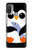 S2631 Cute Baby Penguin Hülle Schutzhülle Taschen für Motorola Moto E20,E30,E40