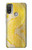 S2713 Yellow Snake Skin Graphic Printed Hülle Schutzhülle Taschen für Motorola Moto E20,E30,E40