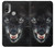 S2823 Black Wolf Blue Eyes Face Hülle Schutzhülle Taschen für Motorola Moto E20,E30,E40