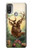 S2841 Vintage Reindeer Christmas Hülle Schutzhülle Taschen für Motorola Moto E20,E30,E40