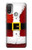 S2846 Christmas Santa Red Suit Hülle Schutzhülle Taschen für Motorola Moto E20,E30,E40