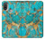 S2906 Aqua Turquoise Stone Hülle Schutzhülle Taschen für Motorola Moto E20,E30,E40
