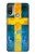 S2990 Sweden Football Soccer Hülle Schutzhülle Taschen für Motorola Moto E20,E30,E40