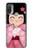 S3042 Japan Girl Hina Doll Kimono Sakura Hülle Schutzhülle Taschen für Motorola Moto E20,E30,E40