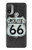S3207 Route 66 Sign Hülle Schutzhülle Taschen für Motorola Moto E20,E30,E40