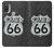 S3207 Route 66 Sign Hülle Schutzhülle Taschen für Motorola Moto E20,E30,E40