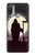 S3262 Grim Reaper Night Moon Cemetery Hülle Schutzhülle Taschen für Motorola Moto E20,E30,E40