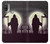 S3262 Grim Reaper Night Moon Cemetery Hülle Schutzhülle Taschen für Motorola Moto E20,E30,E40