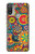 S3272 Colorful Pattern Hülle Schutzhülle Taschen für Motorola Moto E20,E30,E40