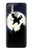 S3323 Flying Elephant Full Moon Night Hülle Schutzhülle Taschen für Motorola Moto E20,E30,E40