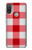 S3535 Red Gingham Hülle Schutzhülle Taschen für Motorola Moto E20,E30,E40