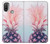 S3711 Pink Pineapple Hülle Schutzhülle Taschen für Motorola Moto E20,E30,E40