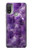 S3713 Purple Quartz Amethyst Graphic Printed Hülle Schutzhülle Taschen für Motorola Moto E20,E30,E40