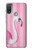 S3805 Flamingo Pink Pastel Hülle Schutzhülle Taschen für Motorola Moto E20,E30,E40
