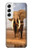 S0310 African Elephant Hülle Schutzhülle Taschen für Samsung Galaxy S22