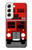 S2058 England British Double Decker Bus Hülle Schutzhülle Taschen für Samsung Galaxy S22