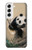 S2210 Panda Fluffy Art Painting Hülle Schutzhülle Taschen für Samsung Galaxy S22
