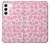 S2213 Pink Leopard Pattern Hülle Schutzhülle Taschen für Samsung Galaxy S22