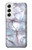 S2316 Dark Blue Marble Texture Graphic Print Hülle Schutzhülle Taschen für Samsung Galaxy S22