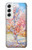 S2450 Van Gogh Peach Tree Blossom Hülle Schutzhülle Taschen für Samsung Galaxy S22